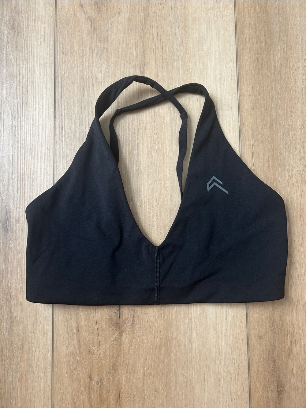 Oner Active Black Sports Bra Strappy Back Size Small